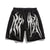 Black Y2K Shorts