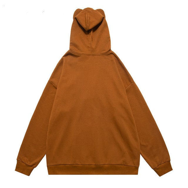 Brown Zip Up Hoodie Y2K | Y2K Cyber - Y2K Style