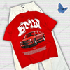 Car Print Y2K Shirt