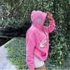 Pink Y2K Hoodie