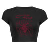 Spider Y2K Crop Top