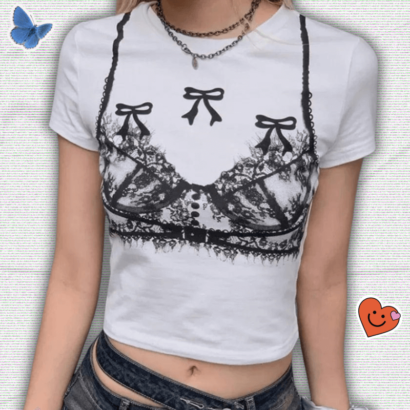 Women's Y2K Crop Top