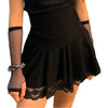 Y2K Black Lace Skirt