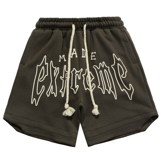 Y2K Bone Shorts Deep Brown