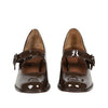 Y2K Brown Leather Sandals