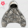 Y2k Camouflage Zip Up Hoodie