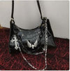 Y2K Crocodile Pattern Handbag