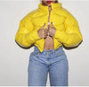 Y2K Cropped Bubble Down Coats