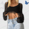 Y2K Cropped Sweater