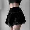 Y2K Cross Black Skirt