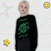 Y2K Earth Motif Knit Sweaters