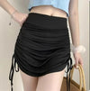 Y2K Elastic Mini Skirt