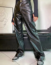 Y2K Faux Leather Pants