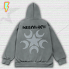 Y2K Full Zip Moon Star Hoodie