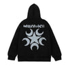 Y2K Full Zip Moon Star Hoodie