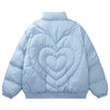 Y2K Heart Puffer Jacket