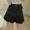 Y2K High Waist Pleated Skirt