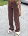 Y2K High Waisted Cargo Pants