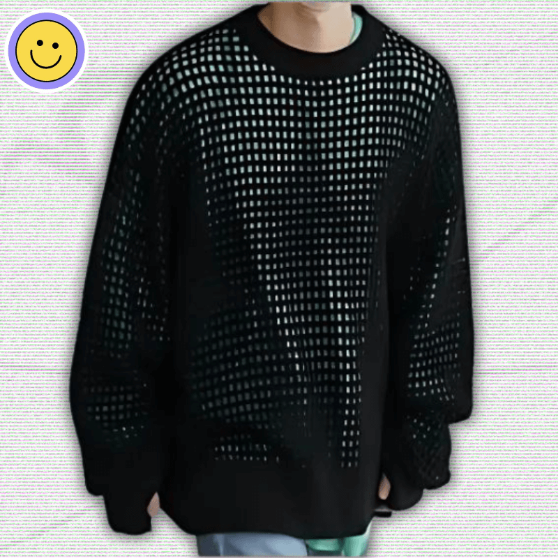 Y2K Hollow Out Knit Sweater