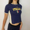 Y2k Italia Baby Tee