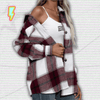 Y2K Long Sleeve Plaid Jacket