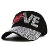 Y2K Love Rhinestone Hat