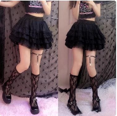 Y2K Mini Tulle Skirts