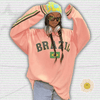 Y2K Oversized Brazil Sweatshirt