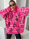 Y2K Oversized Knitted Coat