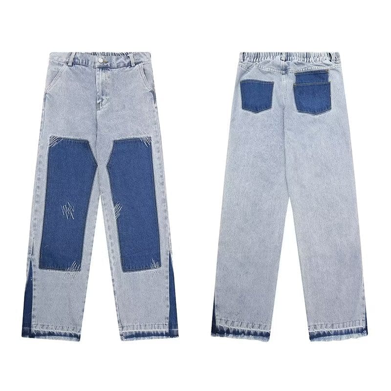 Y2K Patchwork Jeans