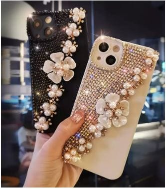 Y2K Pearl Flower Phone Case