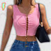 Y2K Pink Heart Tank Top