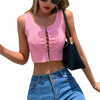 Y2K Pink Heart Tank Top