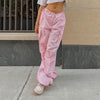 Y2K Pink Parachute Pants