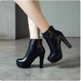 Y2K Platform Ankle Boots