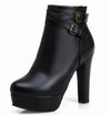 Y2K Platform Ankle Boots