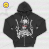 Y2K Punk Graphic Zip Up Hoodie