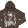 Y2K Punk Graphic Zip Up Hoodie