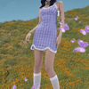 Y2K Purple Dress