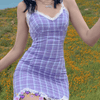 Y2K Purple Dress