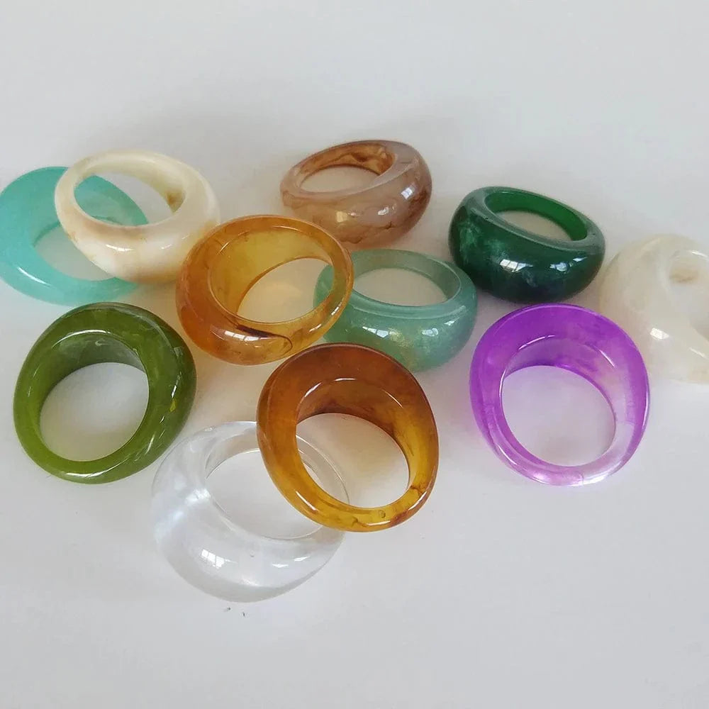 Y2K Resin Rings