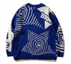 Y2K Retro Graffiti Sweater