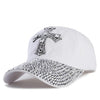 Y2K Rhinestone Cross Hat