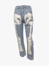 Y2K Skeleton Jeans