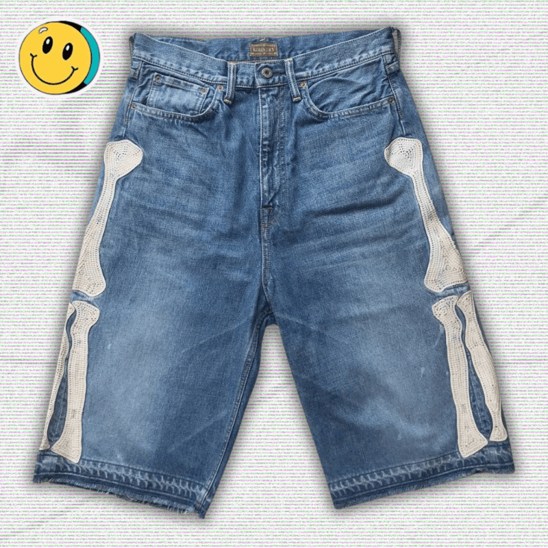 Y2k Skeleton Jorts