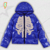 Y2K Skeleton Puffer Jacket