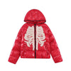 Y2K Skeleton Puffer Jacket