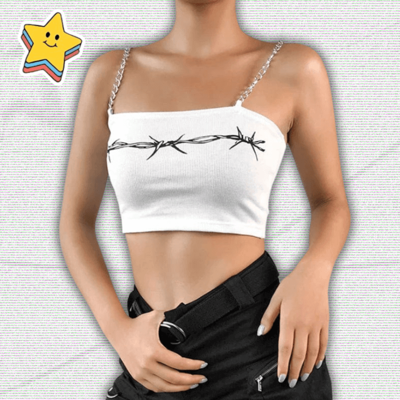 Y2K Slim Crop Top