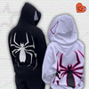 Y2K Spider Print Hoodies