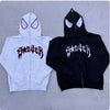 Y2K Spider Print Hoodies